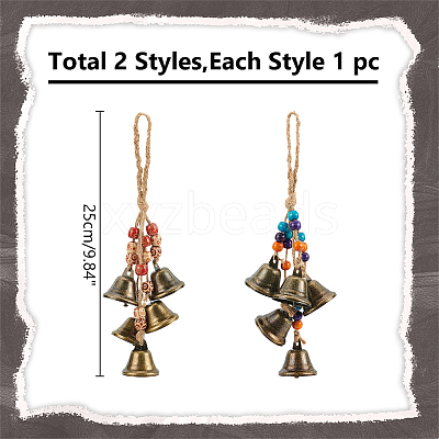 Iron Bell Wind Chime HJEW-AB00729-1