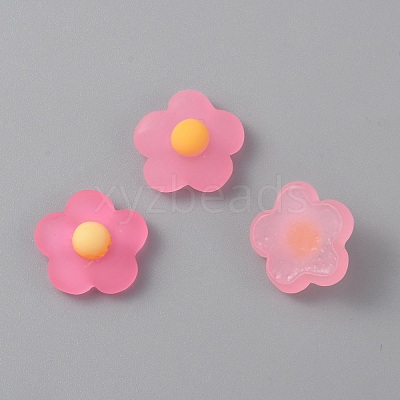 Spring Theme Translucent Resin Cabochons RESI-TAC0016-10C-1