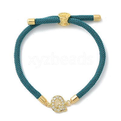 Adjustable Nylon Cord Bracelets LS-BJEW-C096-01G-17-1