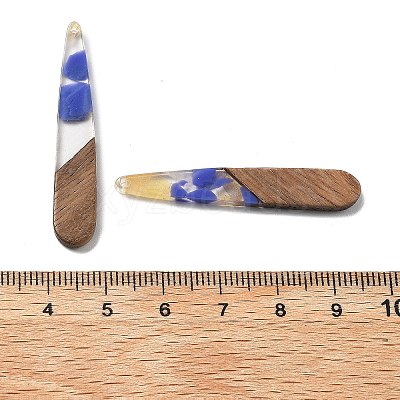 Resin and Walnut Pendants LS-FIND-R051-08A-1