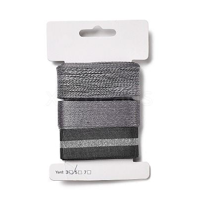 9 Yards 3 Styles Polyester Ribbon SRIB-A014-G11-1