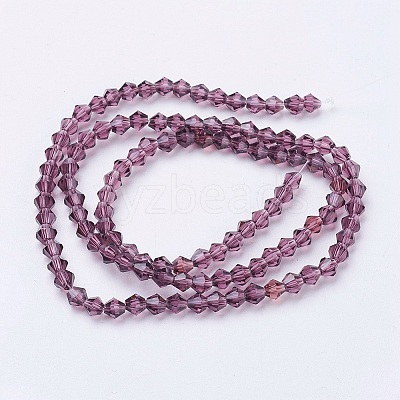 Imitation Austrian Crystal 5301 Bicone Beads GLAA-S026-M-1