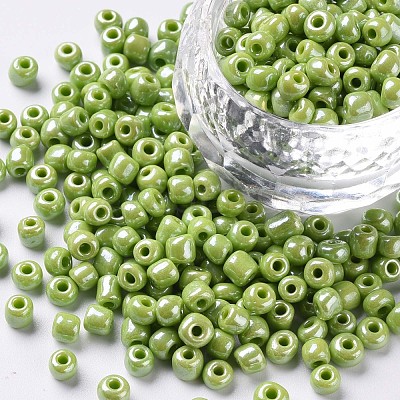 6/0 Glass Seed Beads SEED-A012-4mm-124-1