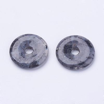 Natural Larvikite Pendants G-F524-B01-1