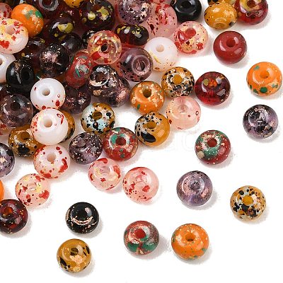 Picasso Glass Seed Beads GL-CBAB80E-03B-1