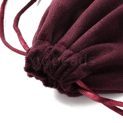 Velvet Jewelry Drawstring Storage Pouches ABAG-P013-02C-04-1