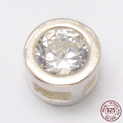 925 Sterling Silver Slide Charms STER-K020-04S-1