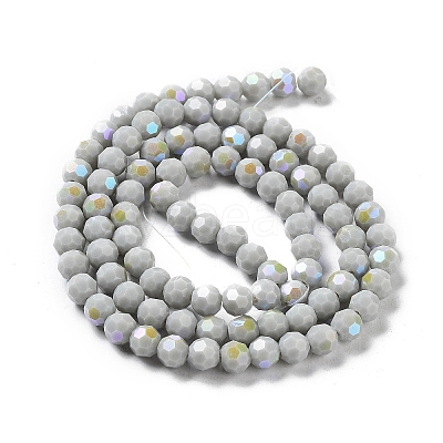 Opaque Glass Beads Strands EGLA-A035-P6mm-L22-1