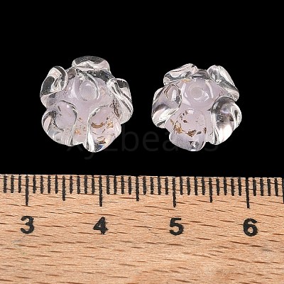Handmade Gold Foil Lampwork Beads LA-CBABC67-01A-1