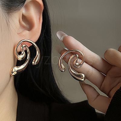 Iron Stud Earrings FS-WG0B059-11-1