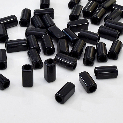 Plastic Hair Rope Tube Buckle OHAR-PW0001-209B-1