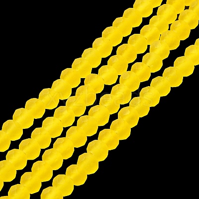 Transparent Glass Beads Strands EGLA-A034-T4mm-MD17-1