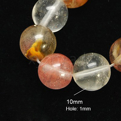 Tigerskin Glass Beads Strands G-G152-10mm-3-1