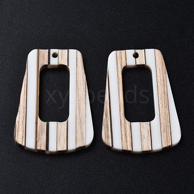 Resin & Wood Pendants RESI-N025-013A-B01-1