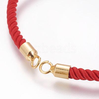Nylon Cord Bracelet Making MAK-P005-03G-1