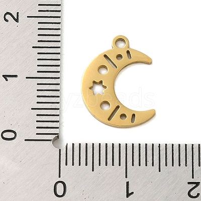 304 Stainless Steel Pendants STAS-S123-03G-04-1