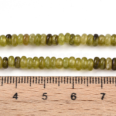 Natural Hetian Jade Beads Strands G-T140-80-1