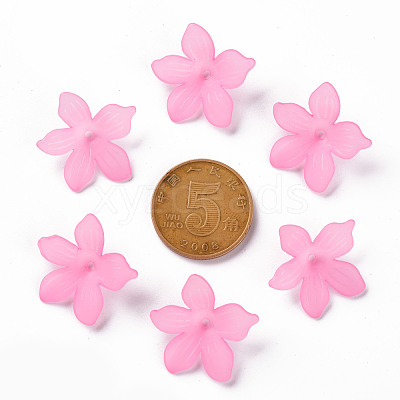 Frosted Acrylic Bead Caps MACR-S371-05A-704-1