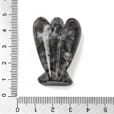 Natural Larvikite Angel Figurine DJEW-N006-01A-10-1