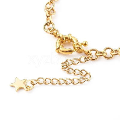304 Stainless Steel Rolo Chain Bracelet Makings AJEW-JB00939-1