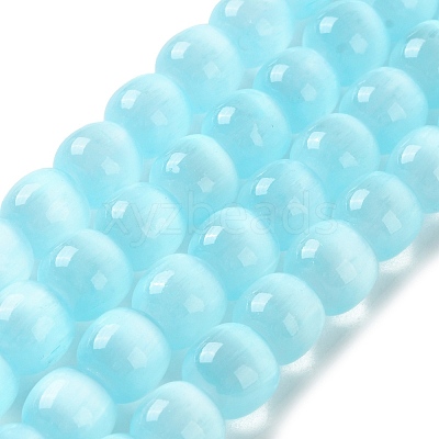 Natural Selenite Beads Strands G-B103-A01-08-1