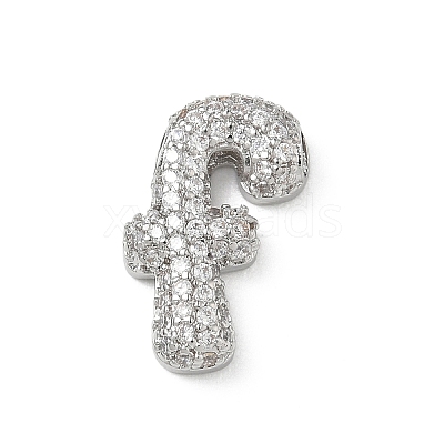 Brass Micro Pave Cubic Zirconia Pendants KK-A300-02P-F-1