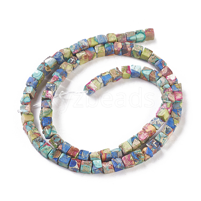 Natural Imperial Jasper Beads Strands G-I248-02-1