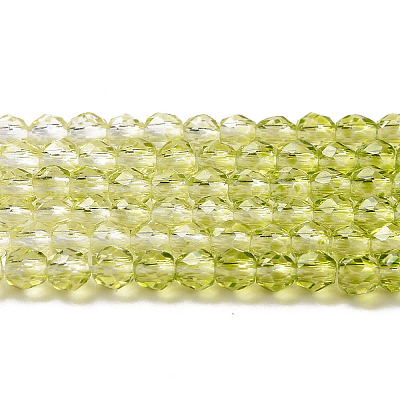 Transparent Gradient Color Glass Beads Strands GLAA-G101-2mm-13-1