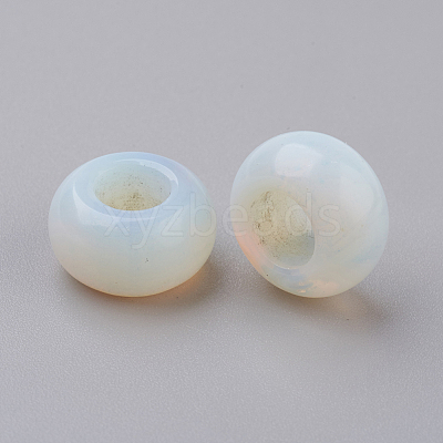 Opalite European Beads G-G740-12x6mm-20-1