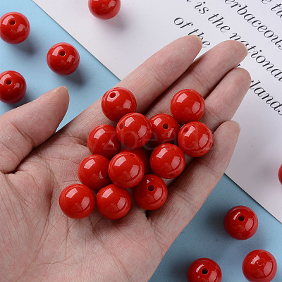 Opaque Acrylic Beads X-MACR-S370-C16mm-A14-1