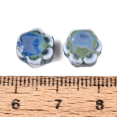 Vintage Handmade Porcelain Beads PORC-N013-25-09-1