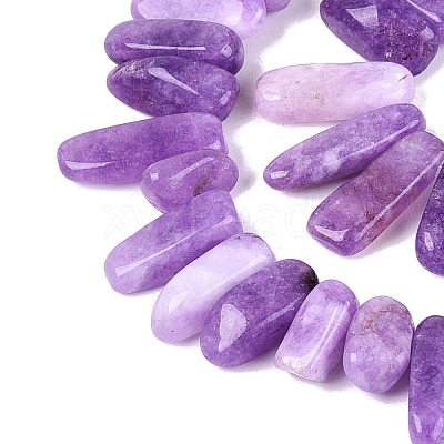 Dyed Natural Quartz Beads Strands G-Q606-24A-08-1