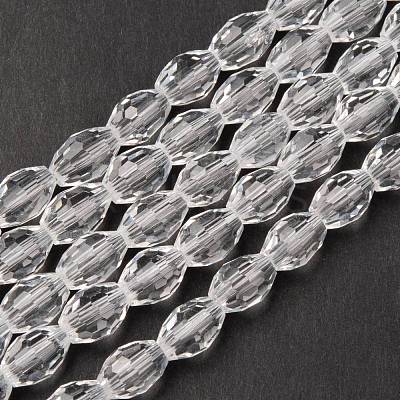 Glass Beads Strands GC893Y-14-1