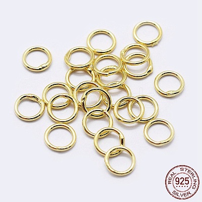 Sterling Silver Closed Jump Rings STER-F036-03G-0.7x6-1