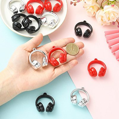 12Pcs 3 Colors Opaque Acrylic Pendants SACR-FS0001-52-1