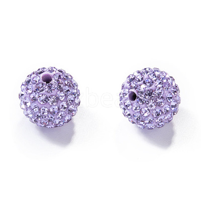 Pave Disco Ball Beads X-RB-H258-10MM-371-1