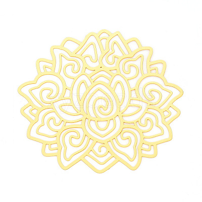 Brass Cabochons KKC-T003-04G-1