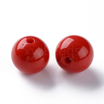 Opaque Acrylic Beads MACR-S370-C16mm-A14-1