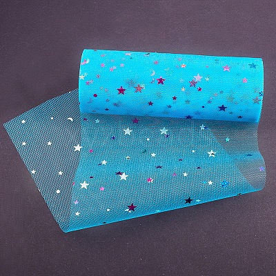 Star Sequin Deco Mesh Ribbons OCOR-P010-F09-1