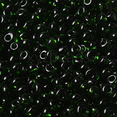 Transparent Colours Glass Seed Beads SEED-P006-02A-01-1