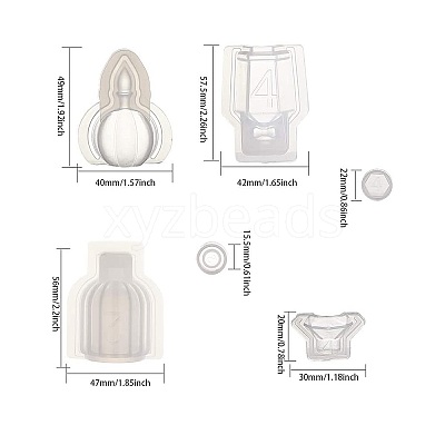 Perfume Bottle Silicone Molds DIY-SC0008-99-1