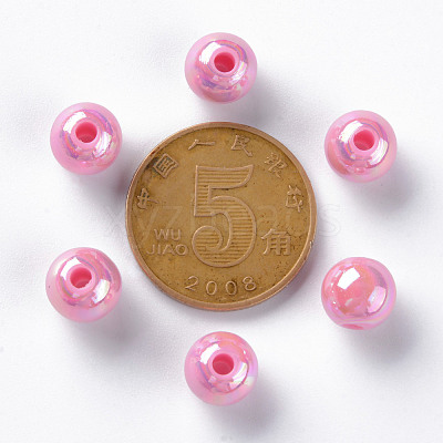 Opaque Acrylic Beads MACR-S370-D8mm-A02-1