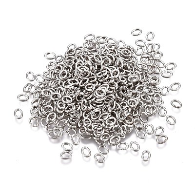 Tarnish Resistant 304 Stainless Steel Open Jump Rings STAS-F250-11P-H-1