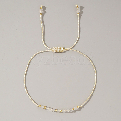 Natural stone and copper bead handmade bracelet VA8051-6-1