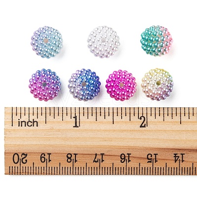 Imitation Pearl Acrylic Beads OACR-FS0001-29-1