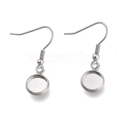 Tarnish Resistant 304 Stainless Steel Earring Hooks X-STAS-H114-10P-1