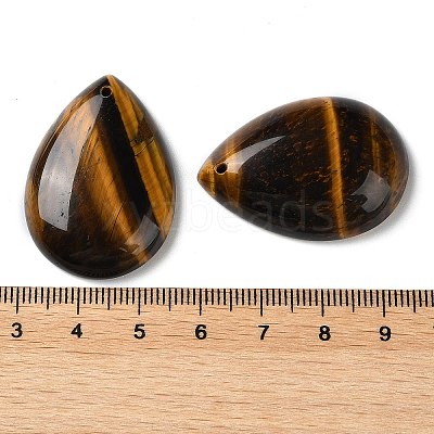 Natural Tiger Eye Pendants G-M416-08B-07-1