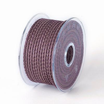 Braided Cowhide Cord WL-I004-4mm-15-1