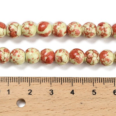 Synthetic Turquoise Beads Strands TURQ-F019-03B-1