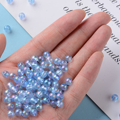 Transparent Acrylic Beads MACR-S370-B6mm-749-1